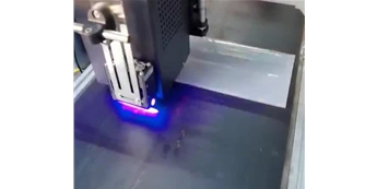 UV color spray printing effect